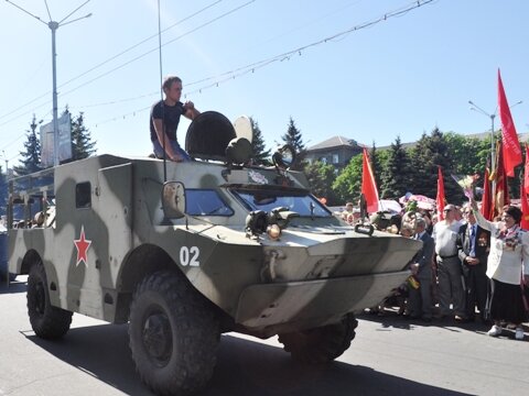 Военный парад Горловка