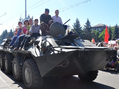 Военный парад Горловка