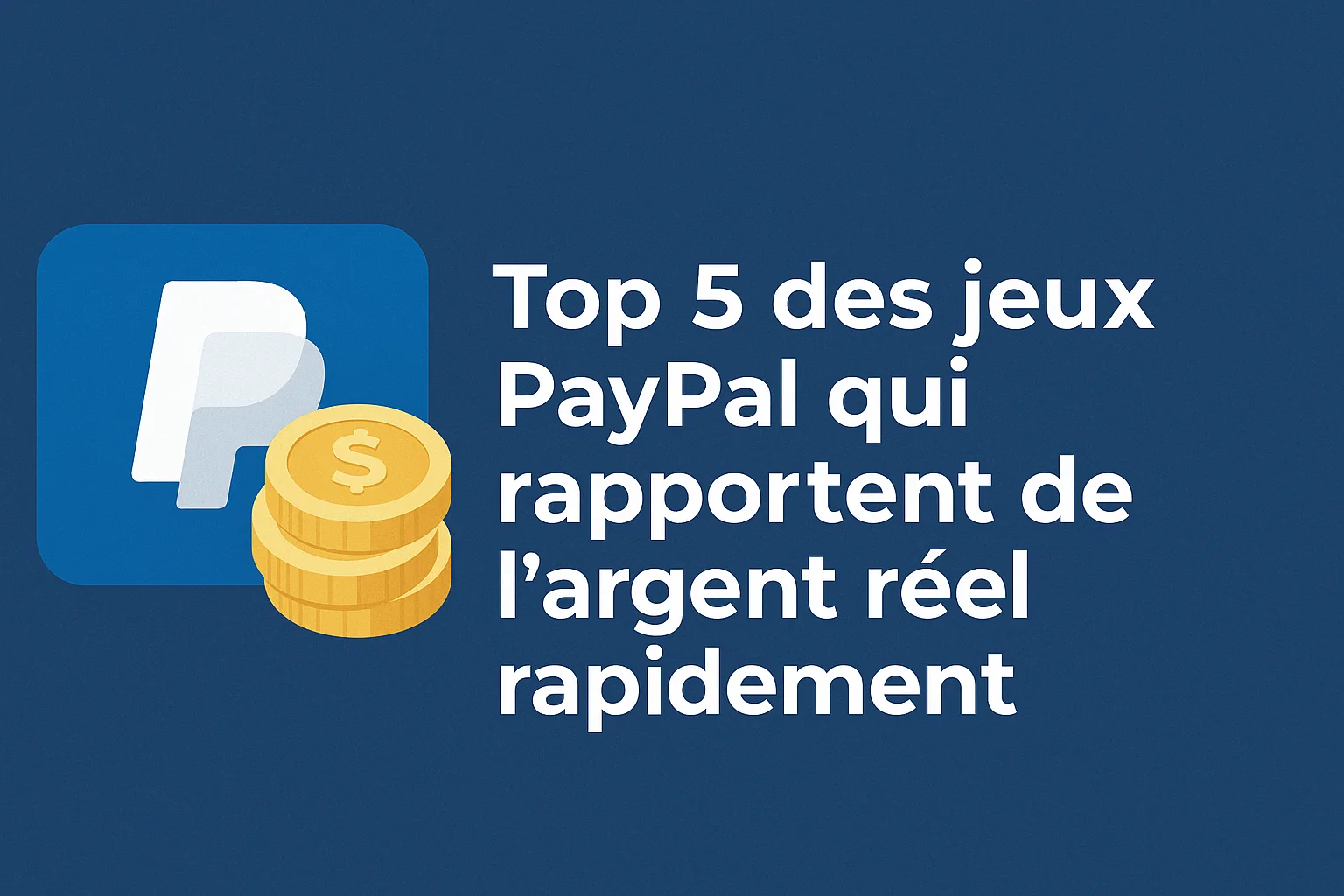 Top 5 des jeux PayPal qui rapportent de l’argent réel rapidement